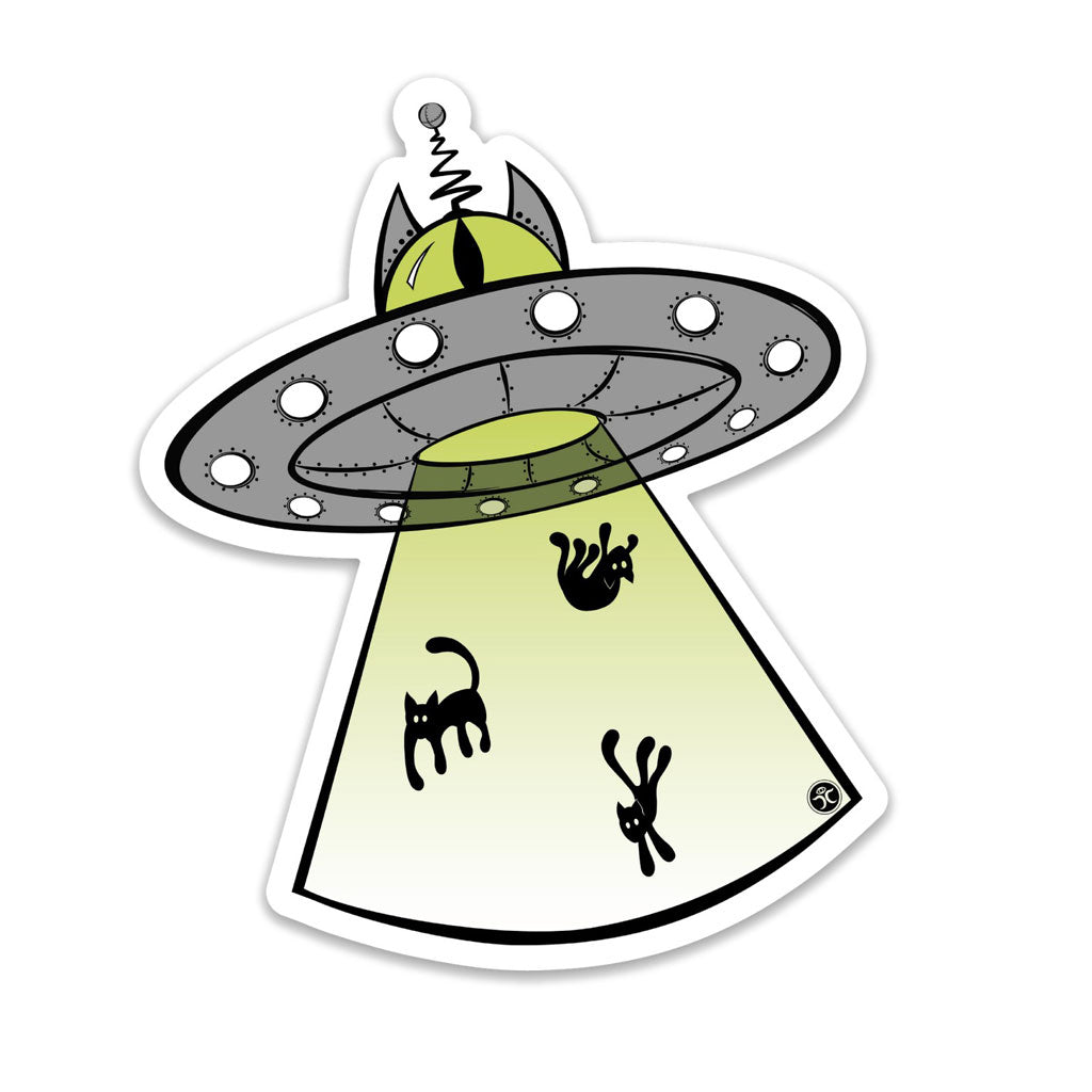Space Cat Delivery - Die Cut Sticker