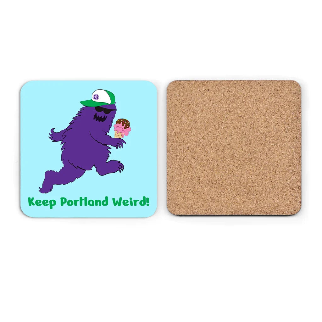 Keep Portland Weird - Cork Coaster