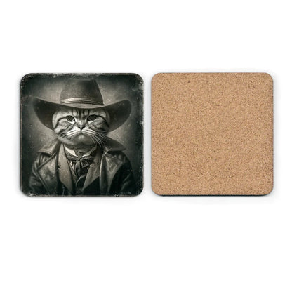 Most Wanted Cats - Scottish Fold Tabby Cat  - Cork Coaster
