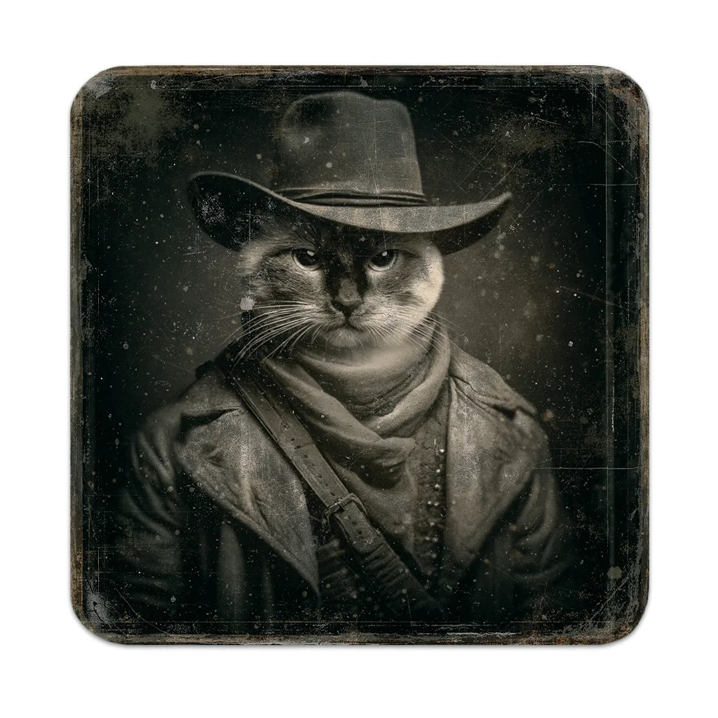 Most Wanted Cats - Siamese Cat - Cork Back Coaster
