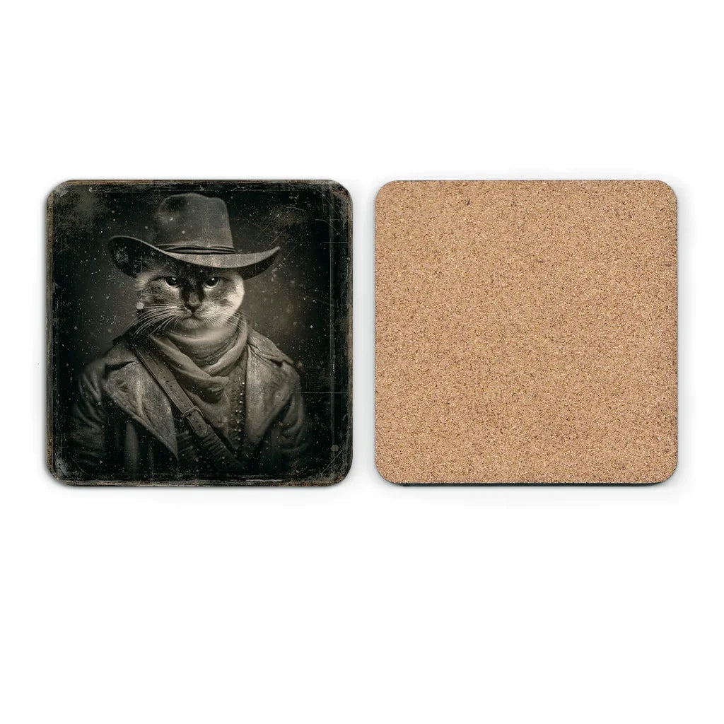 Most Wanted Cats - Siamese Cat - Cork Back Coaster