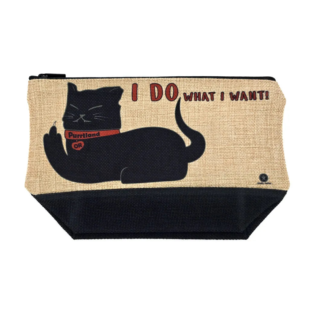 I Do What I Want Purrtland OR - Cosmetic Bag /Pouch